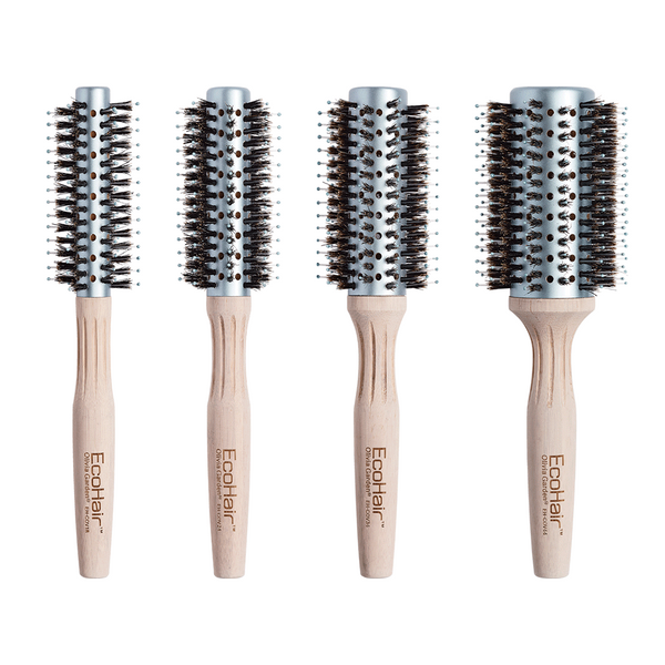 EcoHair® Eco-Friendly Bamboo Thermal Brush 2 in